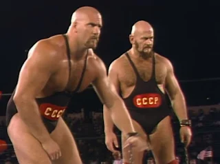 NWA Great American Bash 1986 (Charlotte, July 5th) - Ivan & Nikita Koloff faced The Road Warriors in a chain match