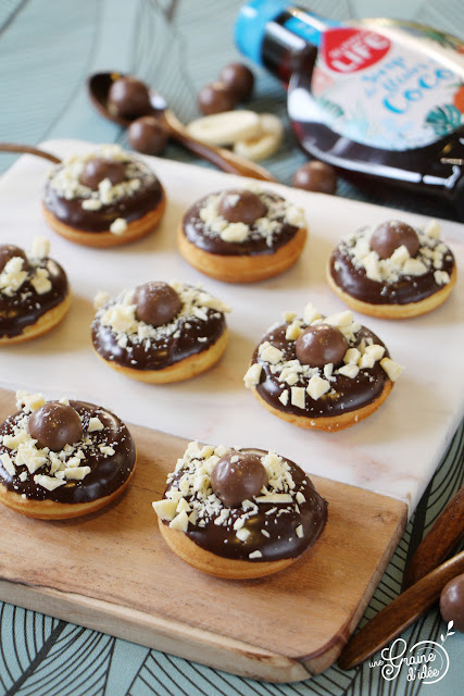 Mini Donuts Sirop de Fleurs de Coco Chocolat noir Recette pour diabétique