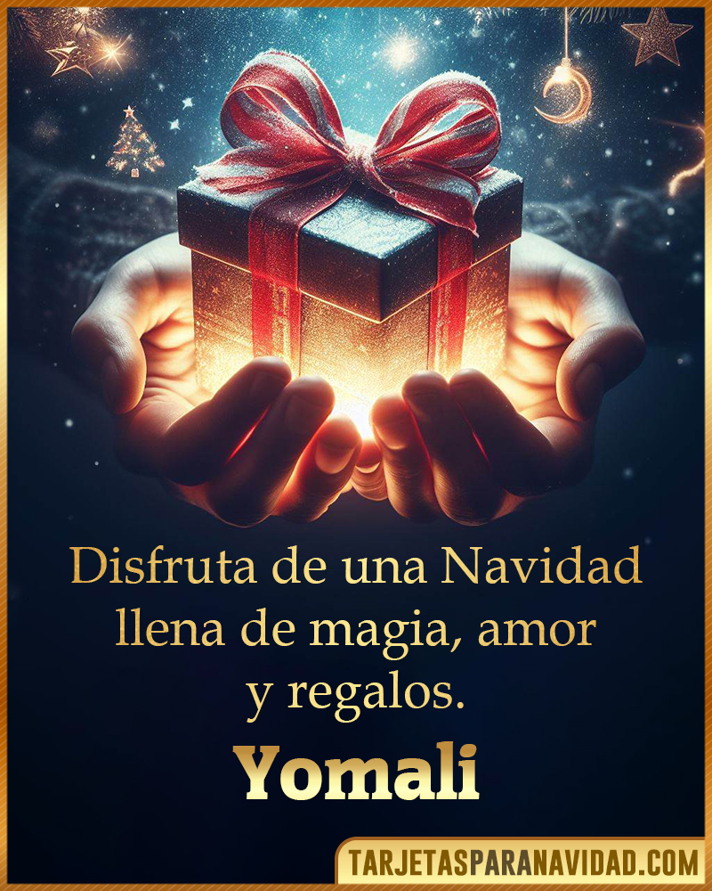 Tarjetas de Feliz Navidad Yomali