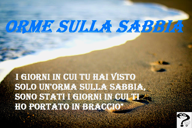 orme sulla sabbia