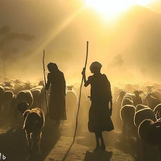 Shepherds in Ethiopia