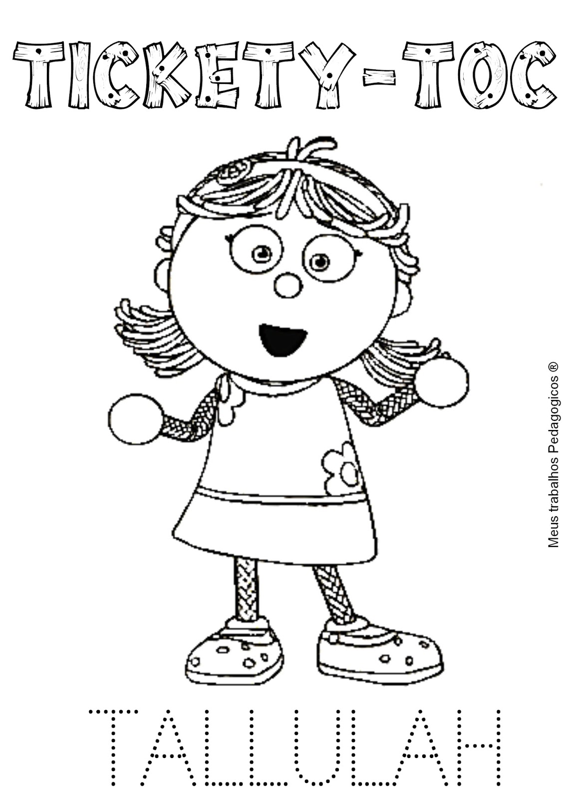 Download Tickety Tock Coloring Pages Coloring Pages
