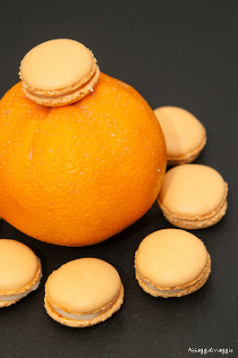 Macarons ai fiori d'arancio