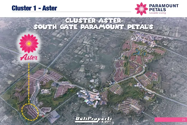 paramount petals lokasi cluster