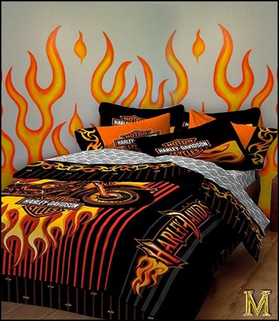  Bedroom Ideas on Flames Theme Bedrooms Harley Davidson Bedrooms Flames Theme Bedrooms