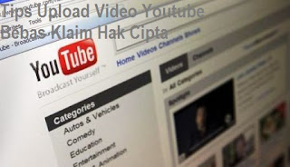 Tips menghindari klaim copyright video youtube
