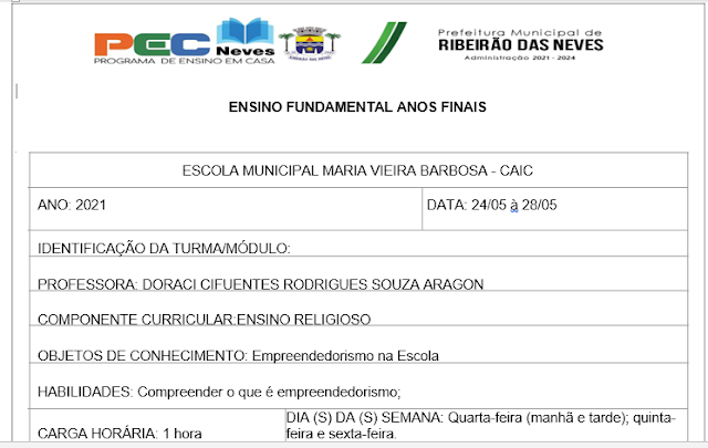 EMPREENDEDORISMO!