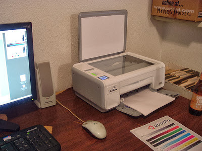  ubuntu operating system printer test page by Tim Patterson