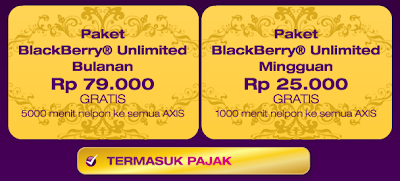 Tarif AXIS BlackBerry® Unlimited