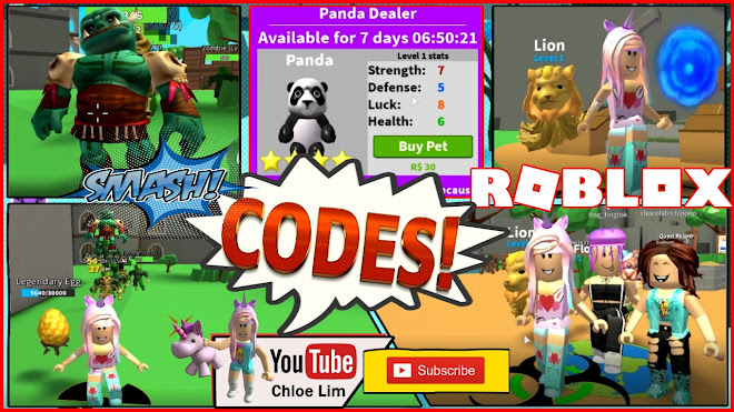 Roblox  Monster Battle Gameplay! 2 Codes - Fighting Monsters, Hatching pets & Collecting Items!