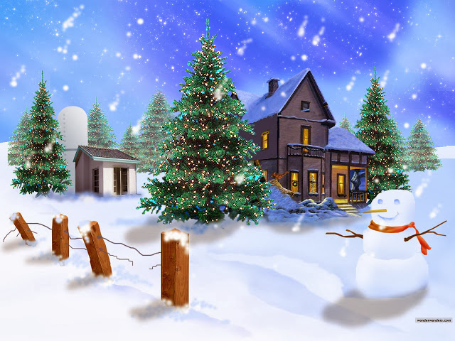 Christmas Greetings HD Wallpaper Free Download