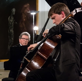 Howard Blake and Benedict Kloeckner performing together in 2012