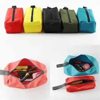 Made from high quality cloth, the tool bag pouch is durable with zipper, organize plumber electrician, storage tool bag from hown - store