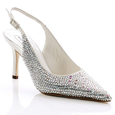 Wedding shoes with design beautiful and luxurious