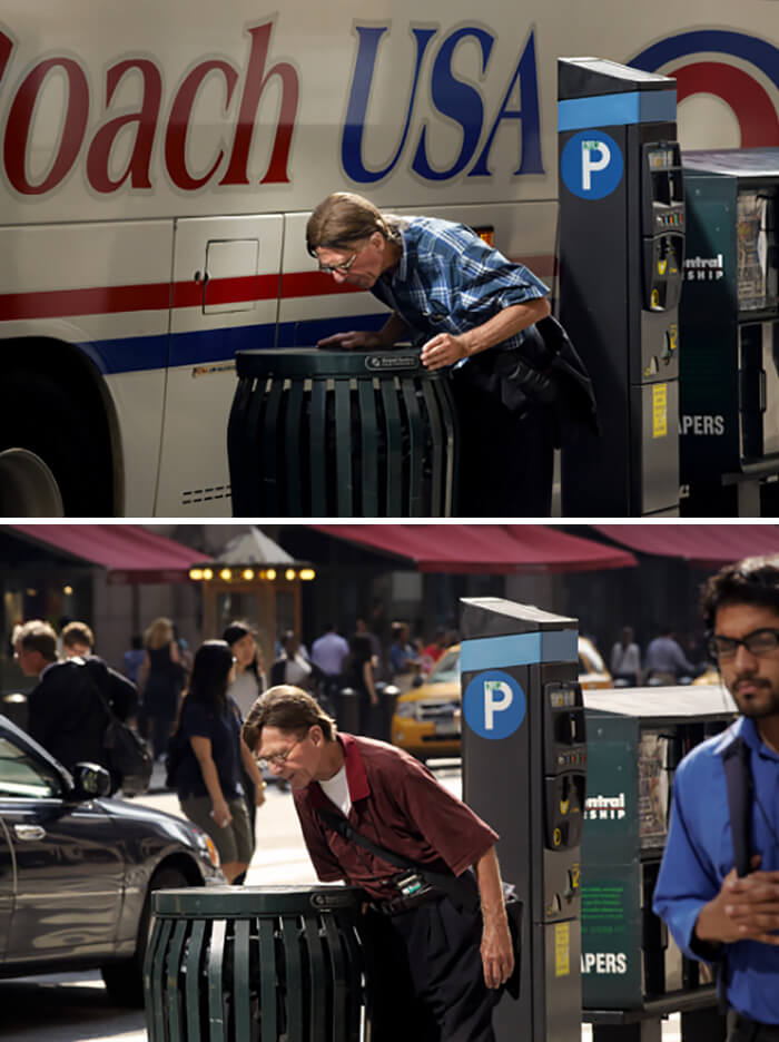 A Photographer Spent 9 Years Capturing The Same People On Their Way To Work To Show How They Change Over Time