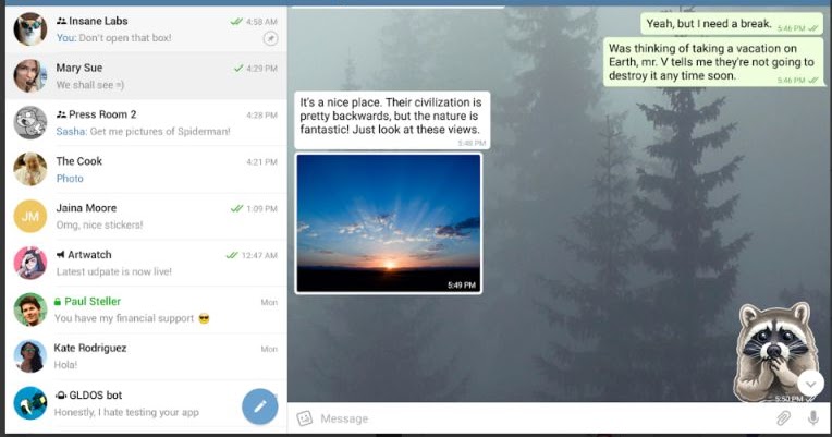Aplikasi Chat Anti Sadap Telegram APK Android - ApkBebas
