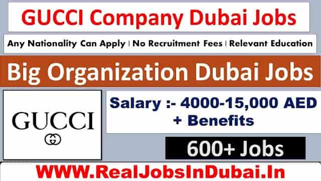 Gucci Careers Jobs In Dubai