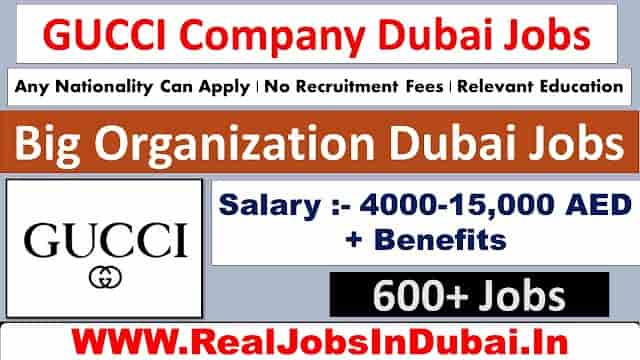 Gucci Careers  Jobs In Dubai - UAE 2024