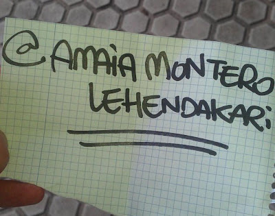 "Amaia Montero lehendakari"