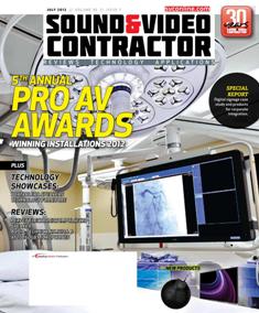 Sound & Video Contractor - July 2012 | ISSN 0741-1715 | TRUE PDF | Mensile | Professionisti | Audio | Home Entertainment | Sicurezza | Tecnologia
Sound & Video Contractor has provided solutions to real-life systems contracting and installation challenges. It is the only magazine in the sound and video contract industry that provides in-depth applications and business-related information covering the spectrum of the contracting industry: commercial sound, security, home theater, automation, control systems and video presentation.