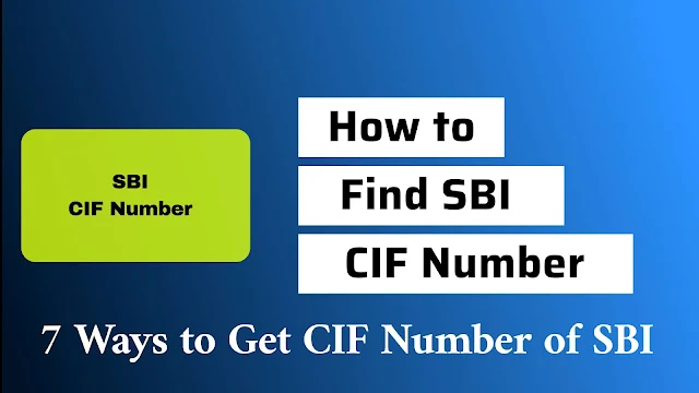 cif number sbi