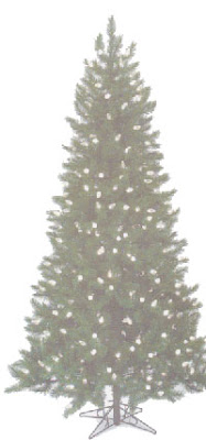 slim artificial christmas trees