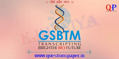 GSBTM Clerk cum Typist Final Anwer key with Question Paper (15-09-2019)