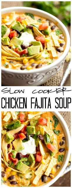 Slow Cooker Chicken Fajita Soup Recipes