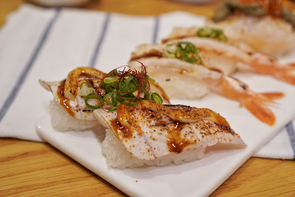 台南南區美食【伊豆讚壽司專賣】餐點介紹－炙燒旗魚