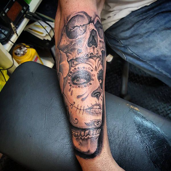 Tatuagem de caveira - 76 ideias para se inspirar