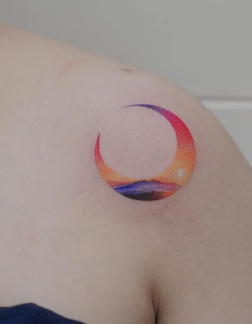 30 tatuagens de pôr do sol para sua próxima inspiração!