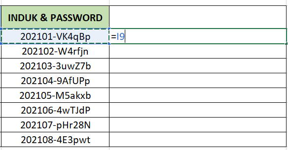 Cara Membuat Token/Password Berbeda