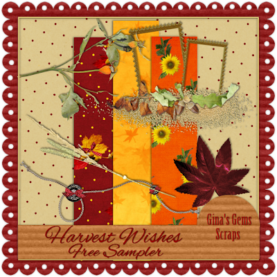 http://ginasgemsscraps.blogspot.com/2009/10/harvest-wishes-sampler.html