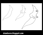 How to draw a ghost. Step by step drawing tips on how to draw a cartoon .