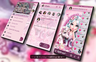 Girls Cute Theme For YOWhatsApp & Fouad WhatsApp By NANDA