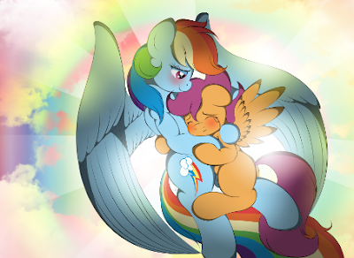 All my hopes came true, Rainbow Dash and Scootaloo!