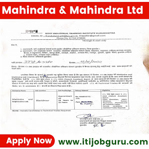 Mahindra & Mahindra Ltd Haridwar new job vacancy 2023