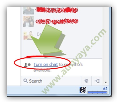  Gambar: Cara mengaktifkan kembali status online di facebook 