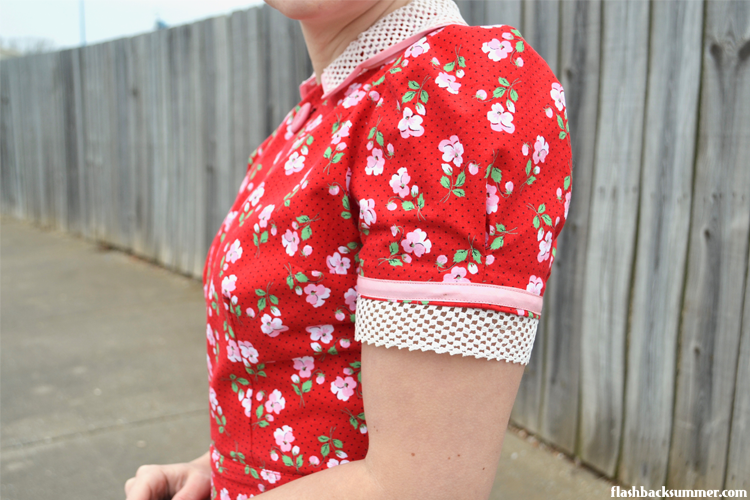 Flashback Summer: Early 1940s Valentine's House Dress