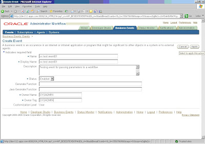 create an event (screen 2)