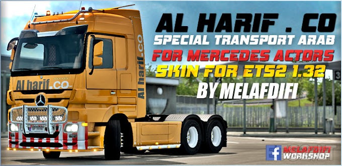 [ETS2 1.32] MohSkinner – Truck Skins – Al Harif Co Special Transport