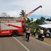 Diduga Ngantuk, Mobil Seruduk Gardu di Anabbanua