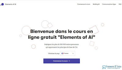 Elements of AI homepage