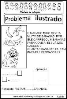 Problema de matemática ilustrado