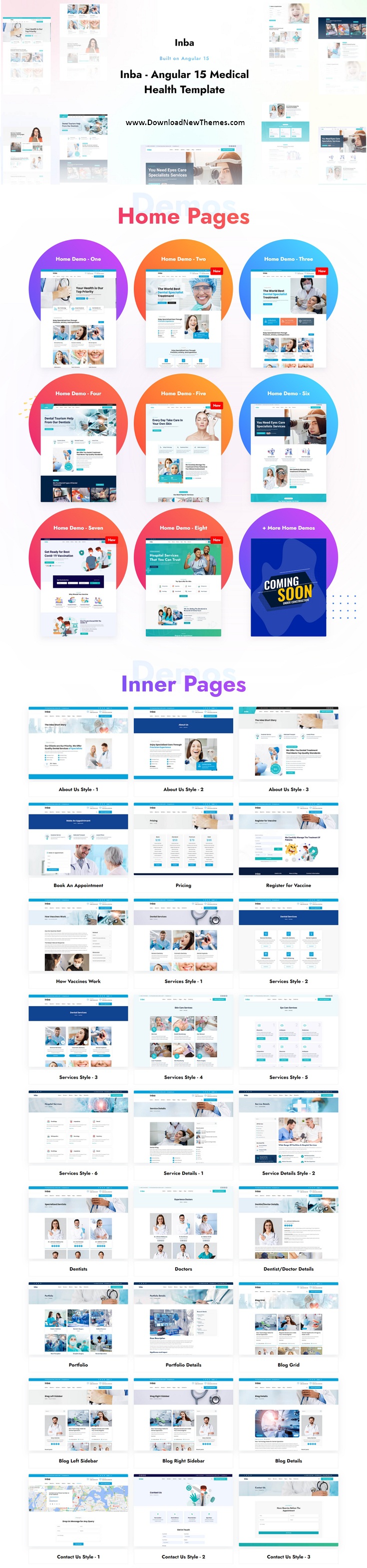 Inba - Angular 15 Medical Healthcare Template Review