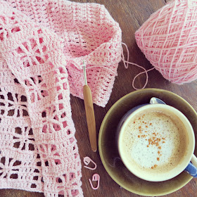 byHaafner, crochet, crochet market bag, pink, coconut cappuccino