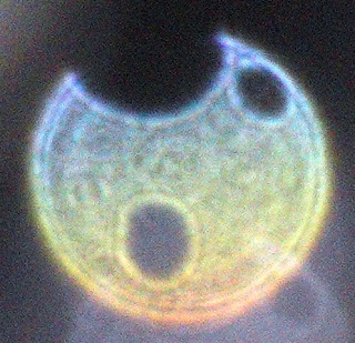 yellow orb with two holes