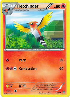 Fletchinder Phantom Forces Pokemon Card