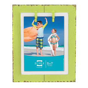 beachy farmhouse frame in bight green color