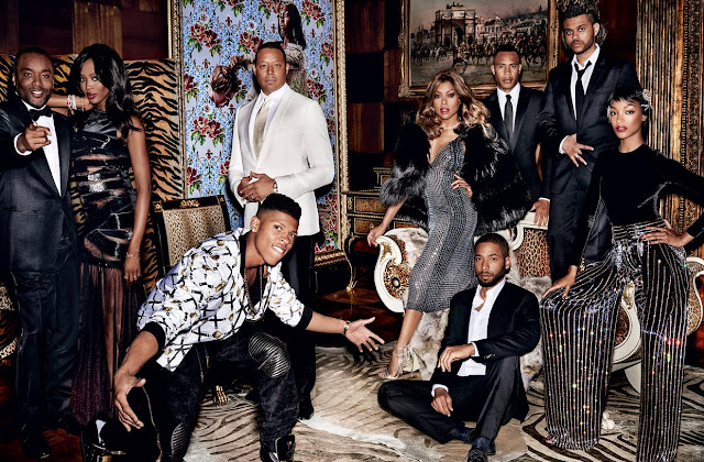 The Cast of Empire Along With Jourdan Dunn & The Weekend Spotted in Vogue September Issue - INSANE STYLE